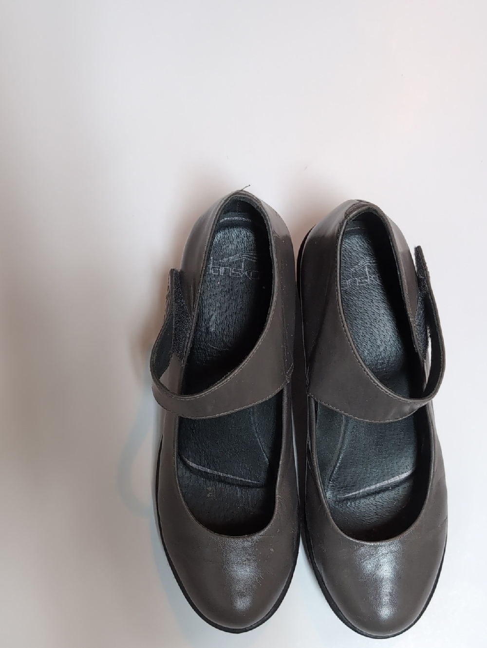 Dansko Black Mary Jane Flats with Strap